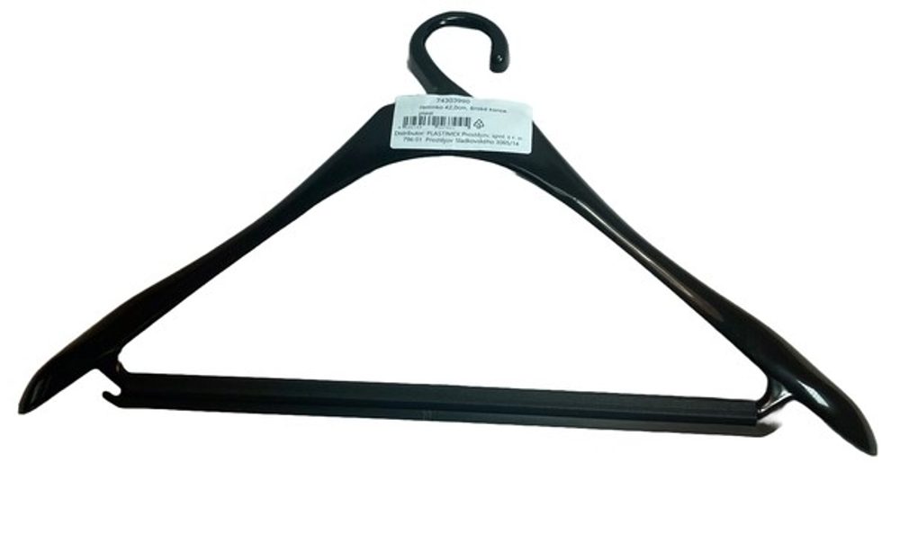 Levně ramínko 42,0cm, široké konce, plast