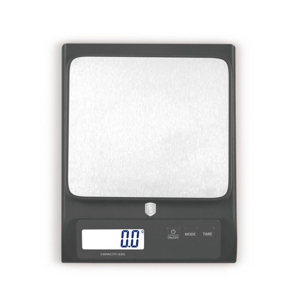 BERLINGERHAUS Kuchyňská váha digitální 6 kg Antracit collection BH-9920