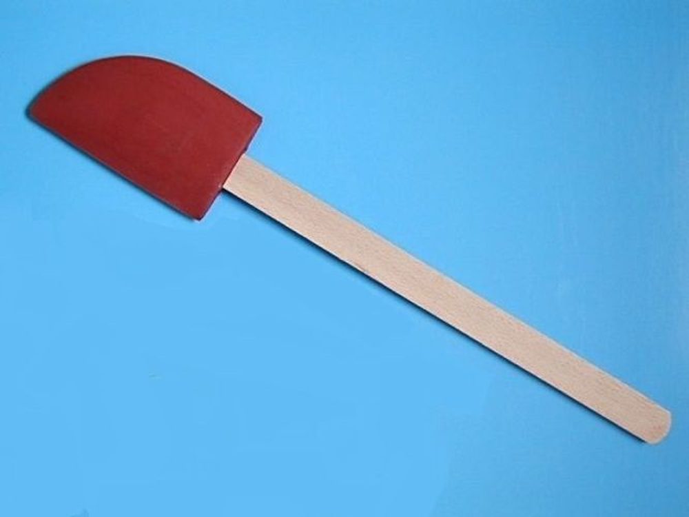 Levně stěrka kuch.41,5cm, 12x7,5cm, guma velká, dř.rukoj.