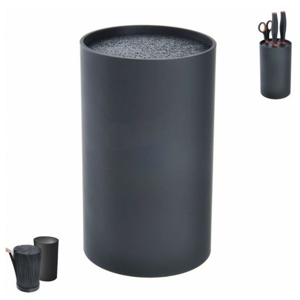 Levně blok na Xnožů, štětin., BLACK, válec d11x18cm, 540517, plast
