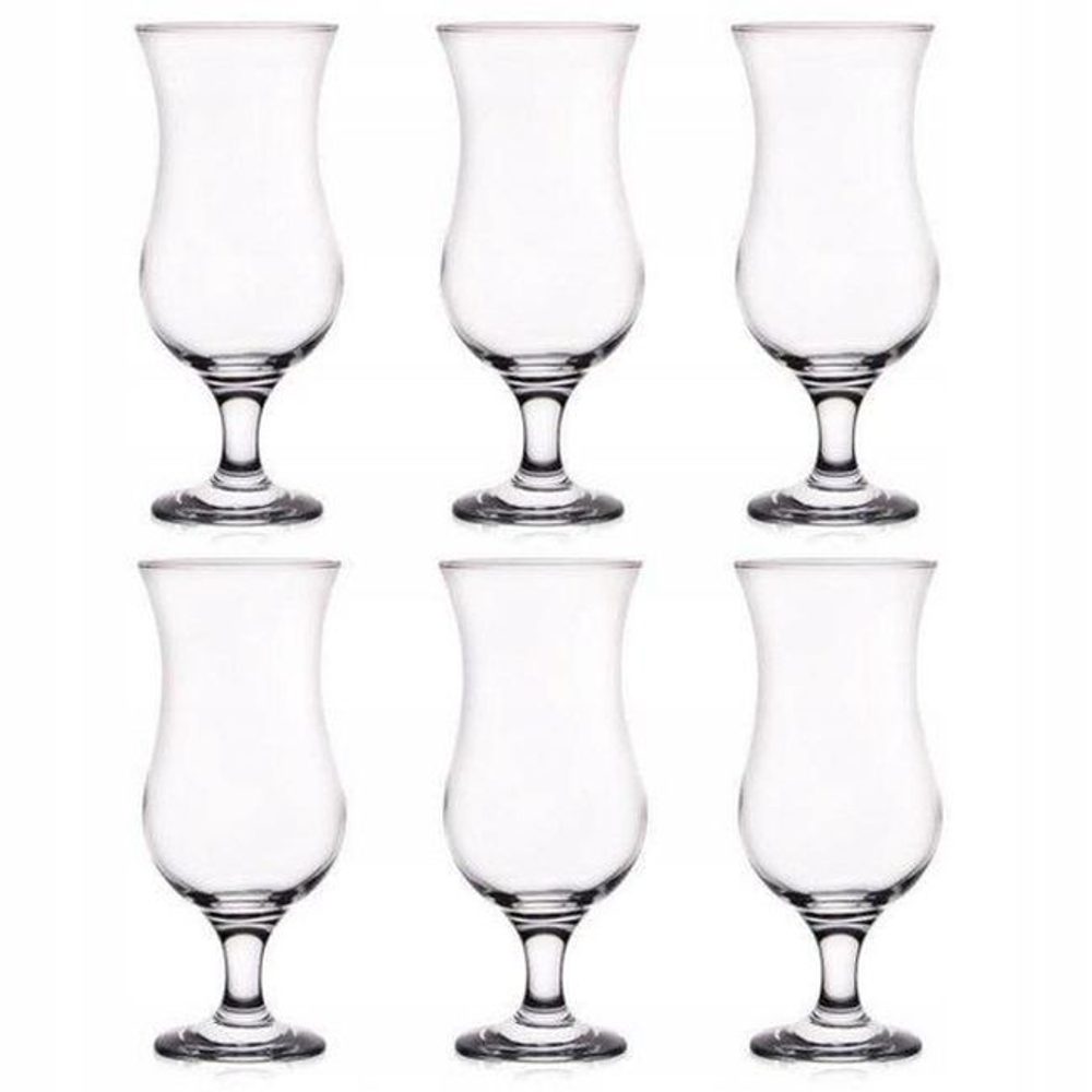 Levně sklen.390ml, 6ks, FIESTA, stopka, pivo, koktejl (FAN,KNK)