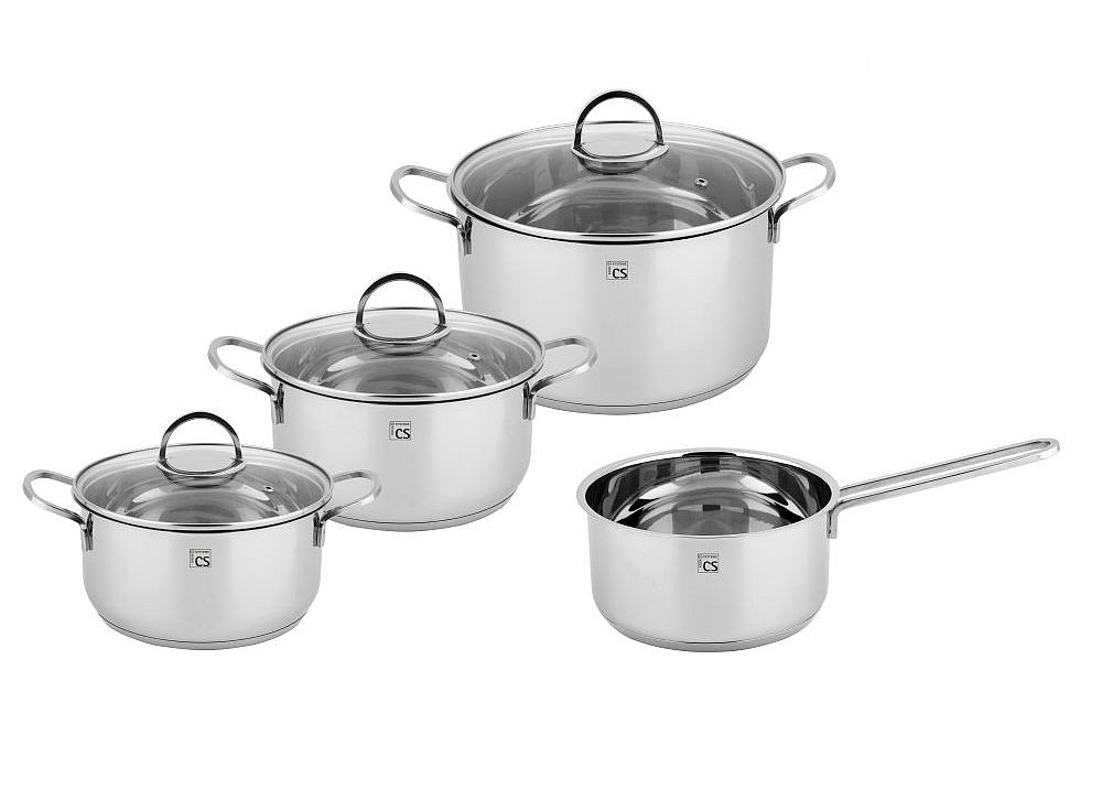 Levně CS SOLINGEN Sada nádobí nerez 7 ks TRIER CS-075088