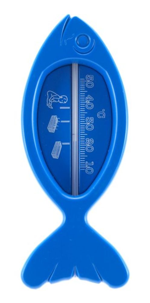 Levně teploměr 15,0x6cm koup., 10°C+50°C, RYBA modrá, dětský