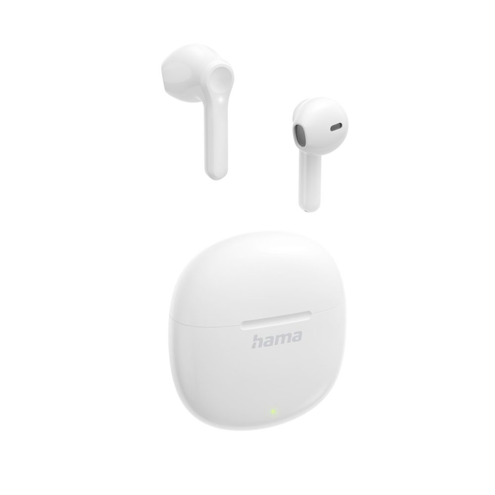 Levně Hama Bluetooth sluchátka Action One, pecky, bílá