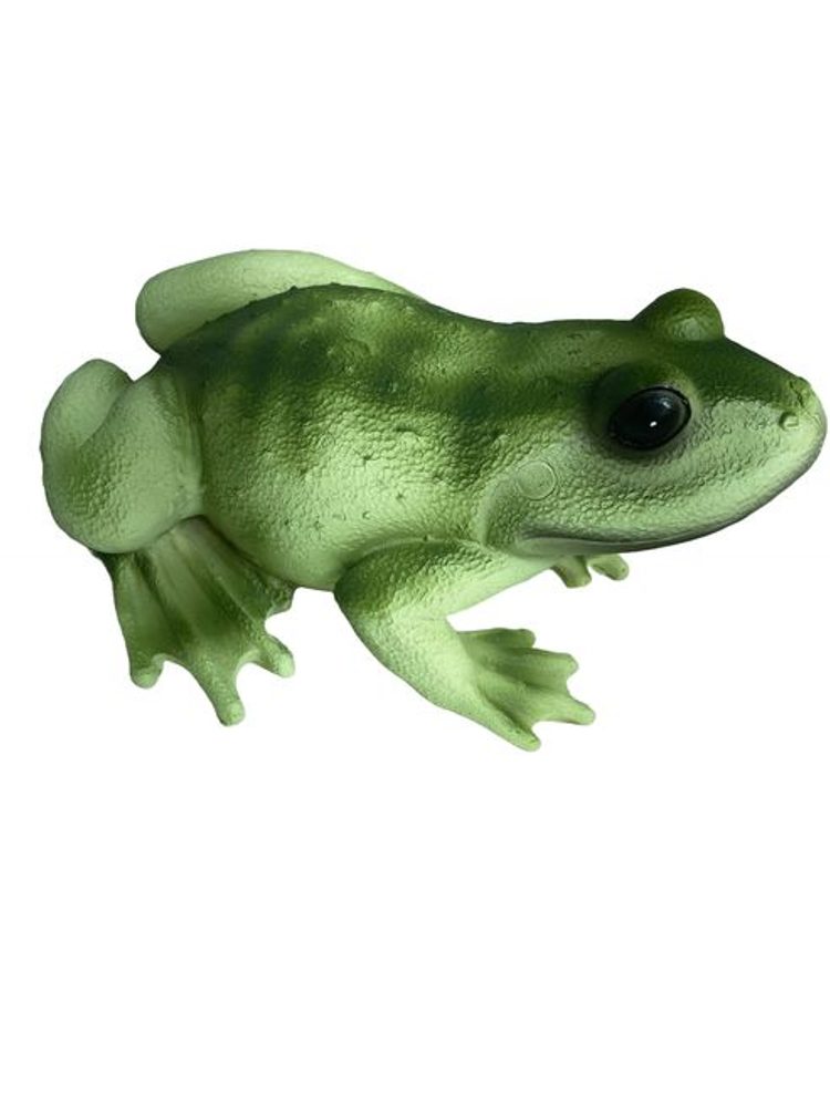 Levně dekorace ŽÁBA sedící 12,5x18cm, v.8,7cm, DB, polyresin