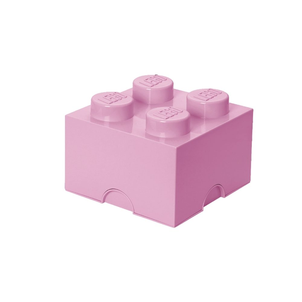Levně LEGO úložný box 4 - světle růžová
