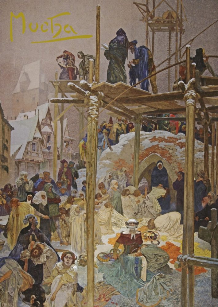 Levně Presco Group Pohled Alfons Mucha Slovanská epopej – Milíč z Kroměříže, krátký