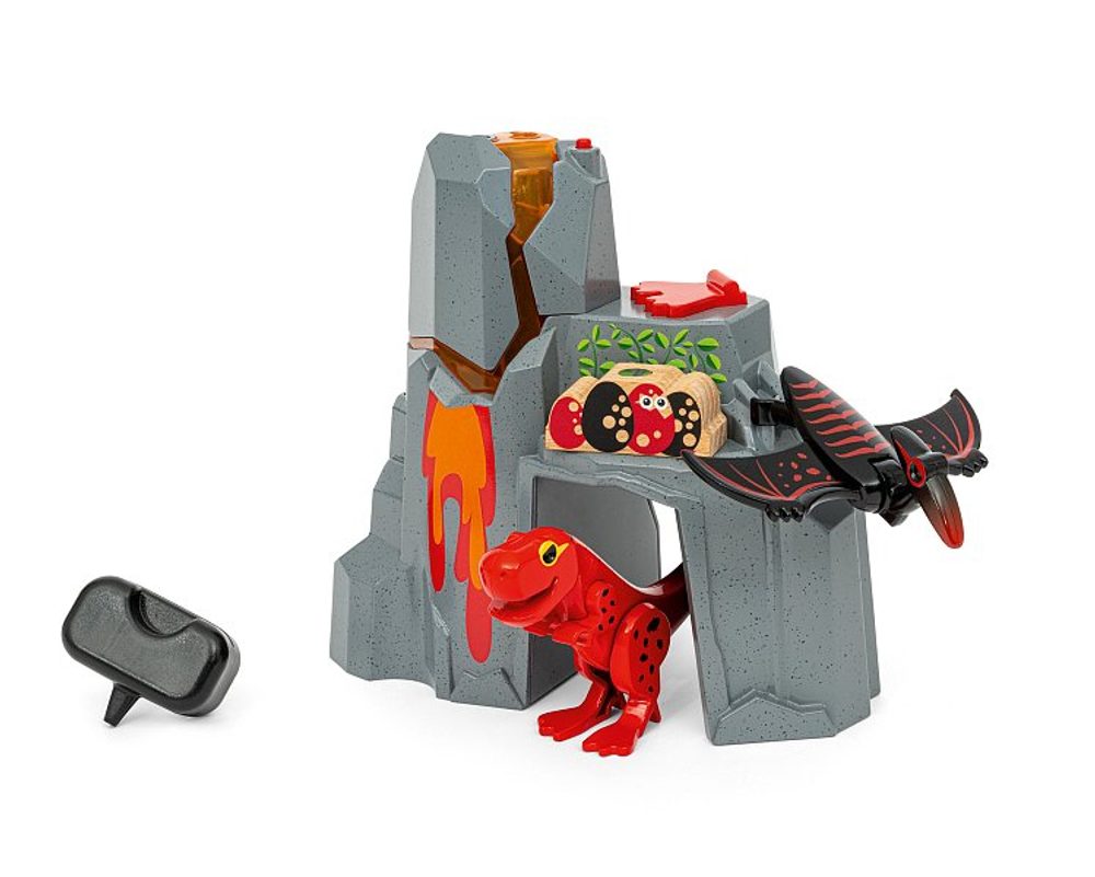 Levně BRIO Dinosauří soptící vulkán