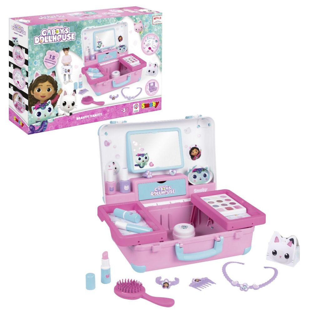 Levně Gabby´s Dollhouse Kosmetický kufřík s příslušenstvím