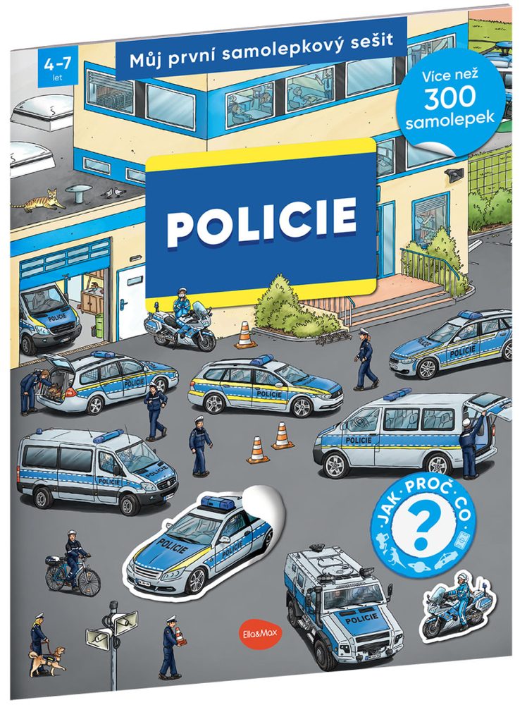 Levně Můj první samolepkový sešit – POLICIE