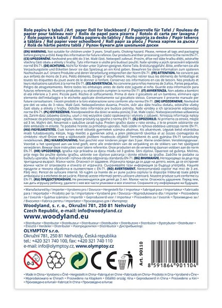 Papírová role k tabuli (obrázek 2)