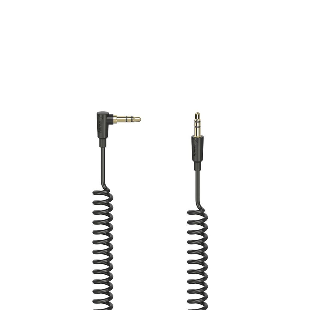 Levně Hama audio kabel jack 3,5 mm, spirálový, 0,75 m