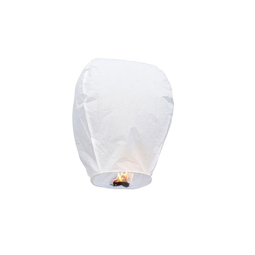 Lampion přání - bílý (obrázek 3)
