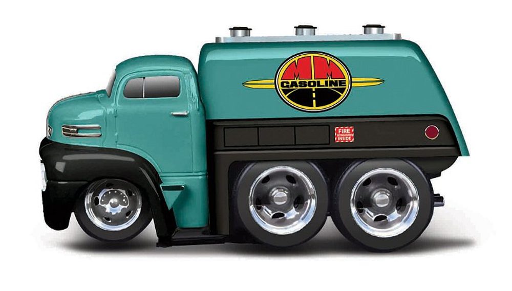Levně Maisto - Work Rigs - 1950 Ford COE Fuel Truck, 1:64