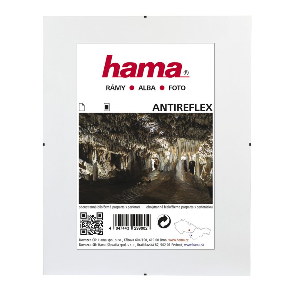 Levně Hama Clip-Fix, antireflexní sklo, 15x21 cm