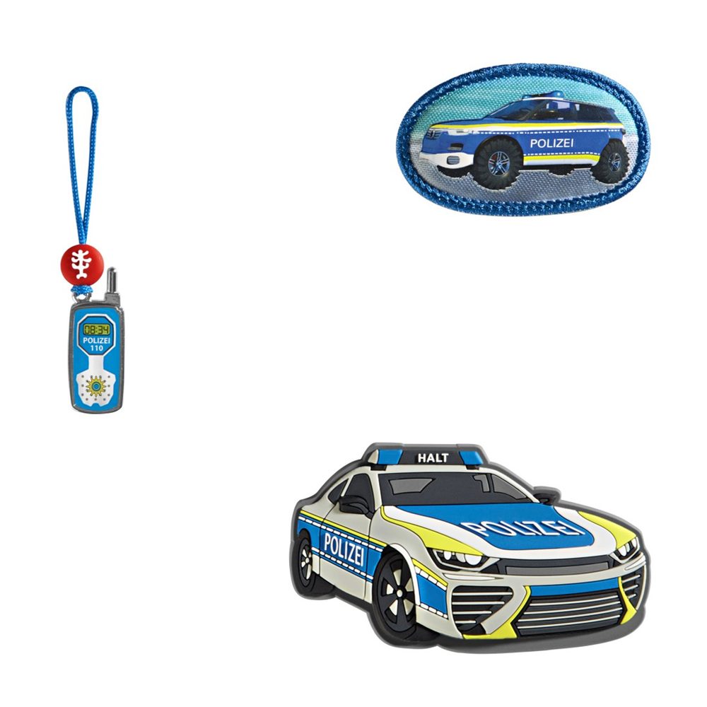 Levně Doplňková sada obrázků MAGIC MAGS Police Car Cody k aktovkám GRADE, SPACE, CLOUD, 2IN1 a KID