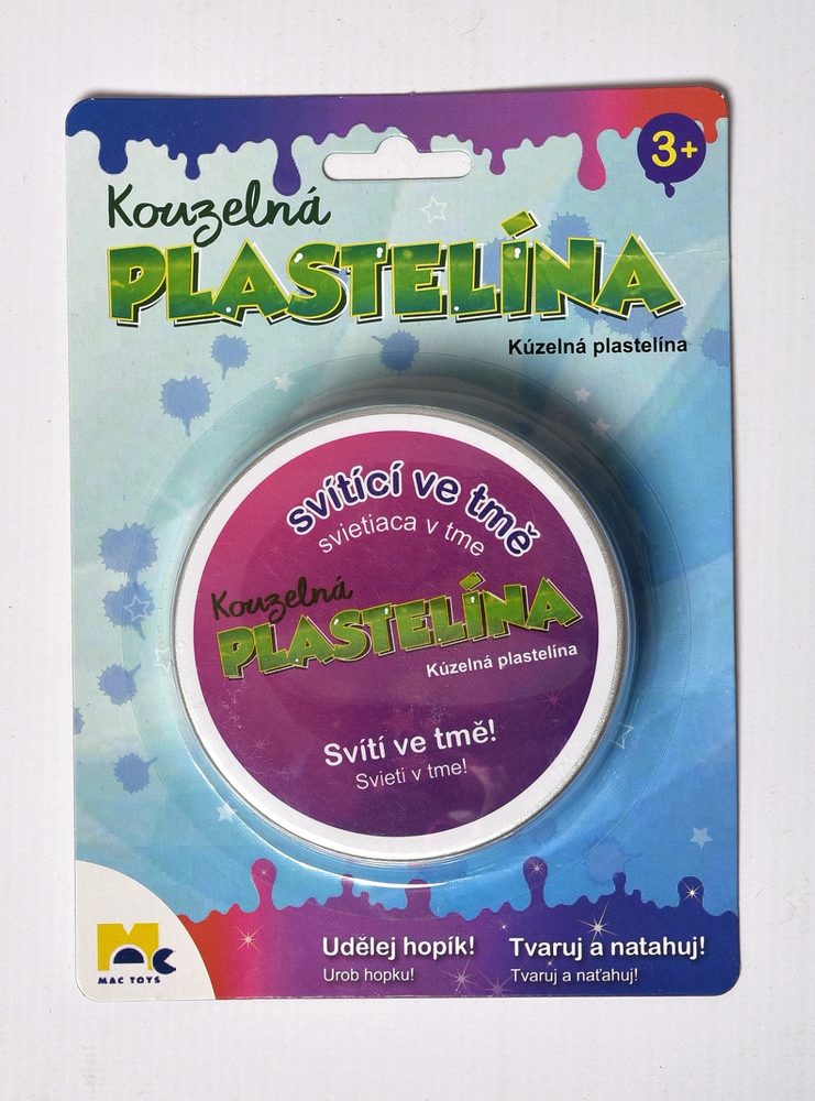 Levně Mac Toys Kouzelná plastelína svítící ve tmě