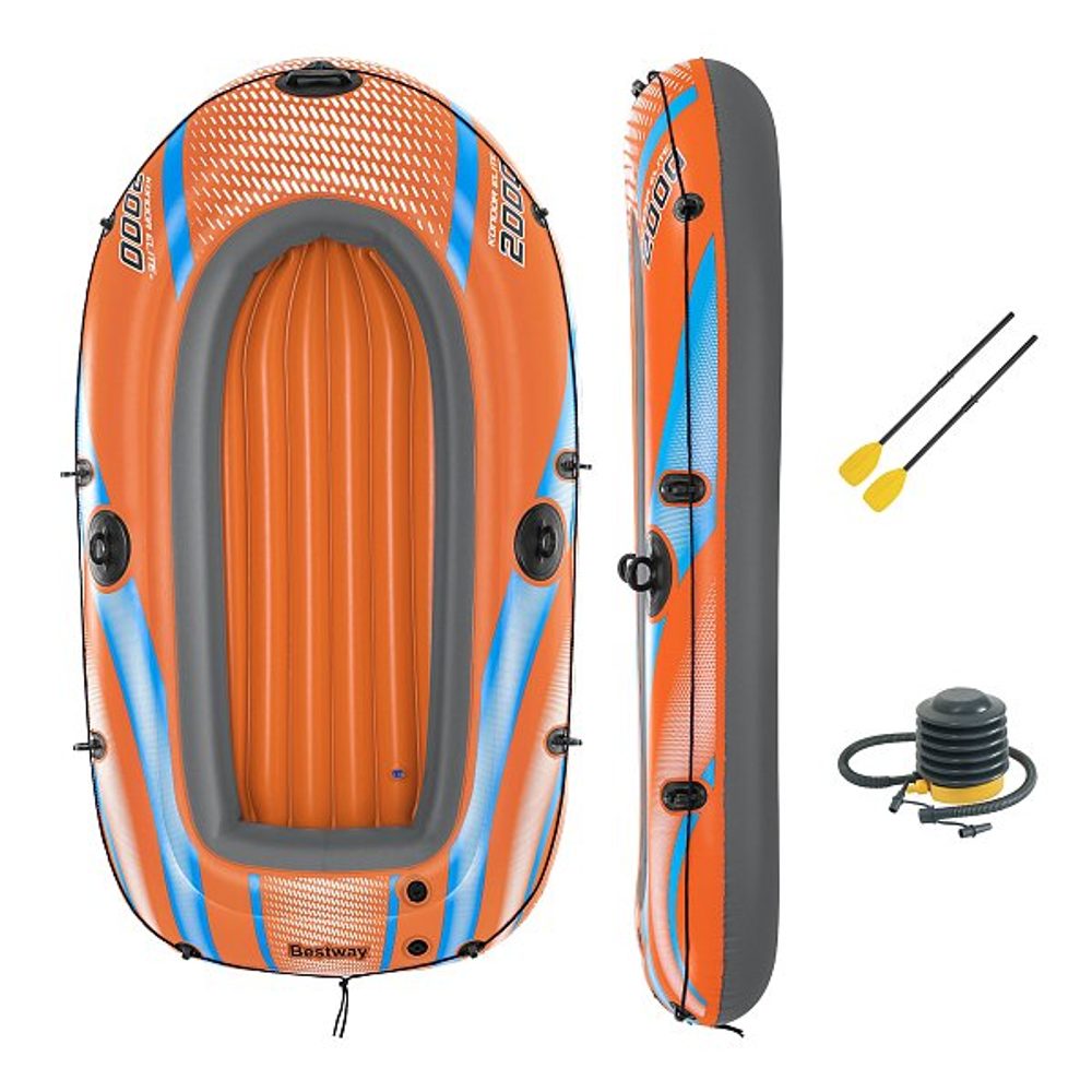 Levně Bestway Nafukovací člun Kondor Elite 2000 set (člun, 1 pár pádel, ruční pumpa), 196x106 cm