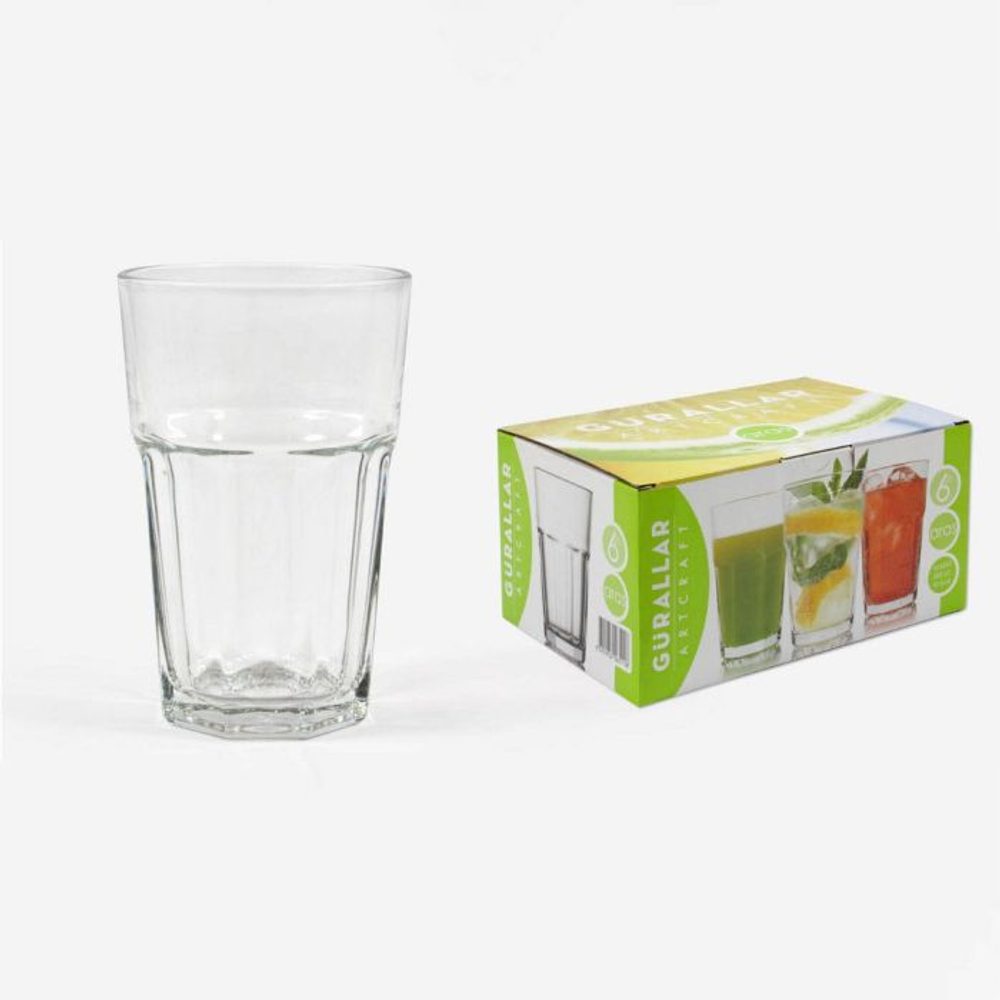 Levně sklen.6ks 300ml ARAS d7, v.12,0cm - long drink FA