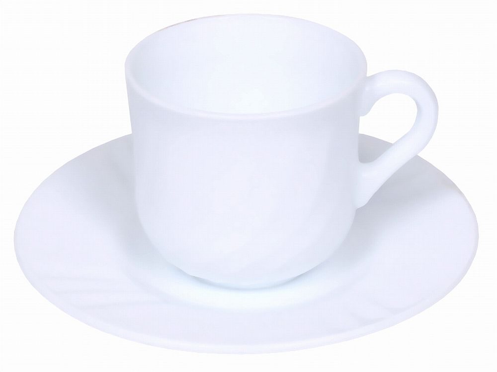 Levně šapo 250ml, 6ks, EBRO bílý, opál.sklo