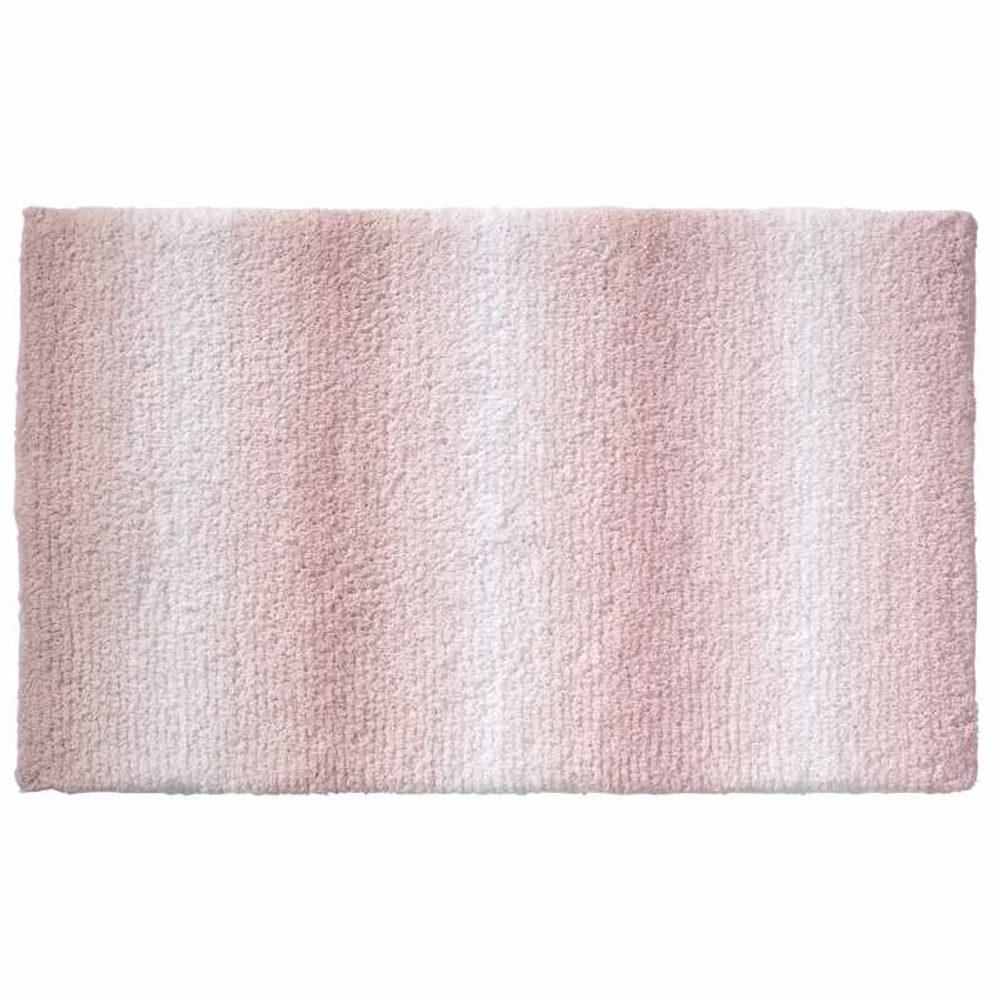 Levně KELA Koupelnová předložka Ombre 65x55 cm polyester starorůžová KL-23564