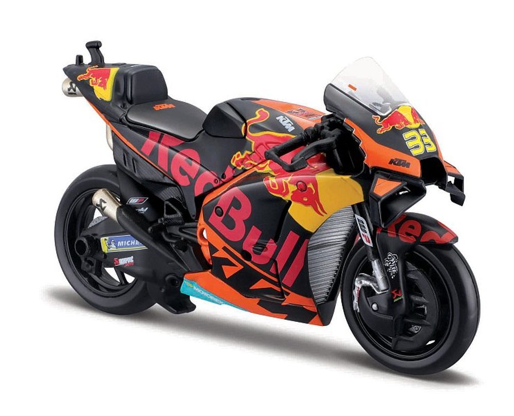 Maisto Maisto - Motocykl, Red Bull KTM Factory Racing 2021, (#33 BRAD BINDER), 1:18