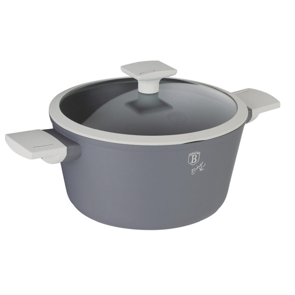 Levně BERLINGERHAUS Kastrol s titanovým povrchem a poklicí 24 cm Aspen Collection BH-8260