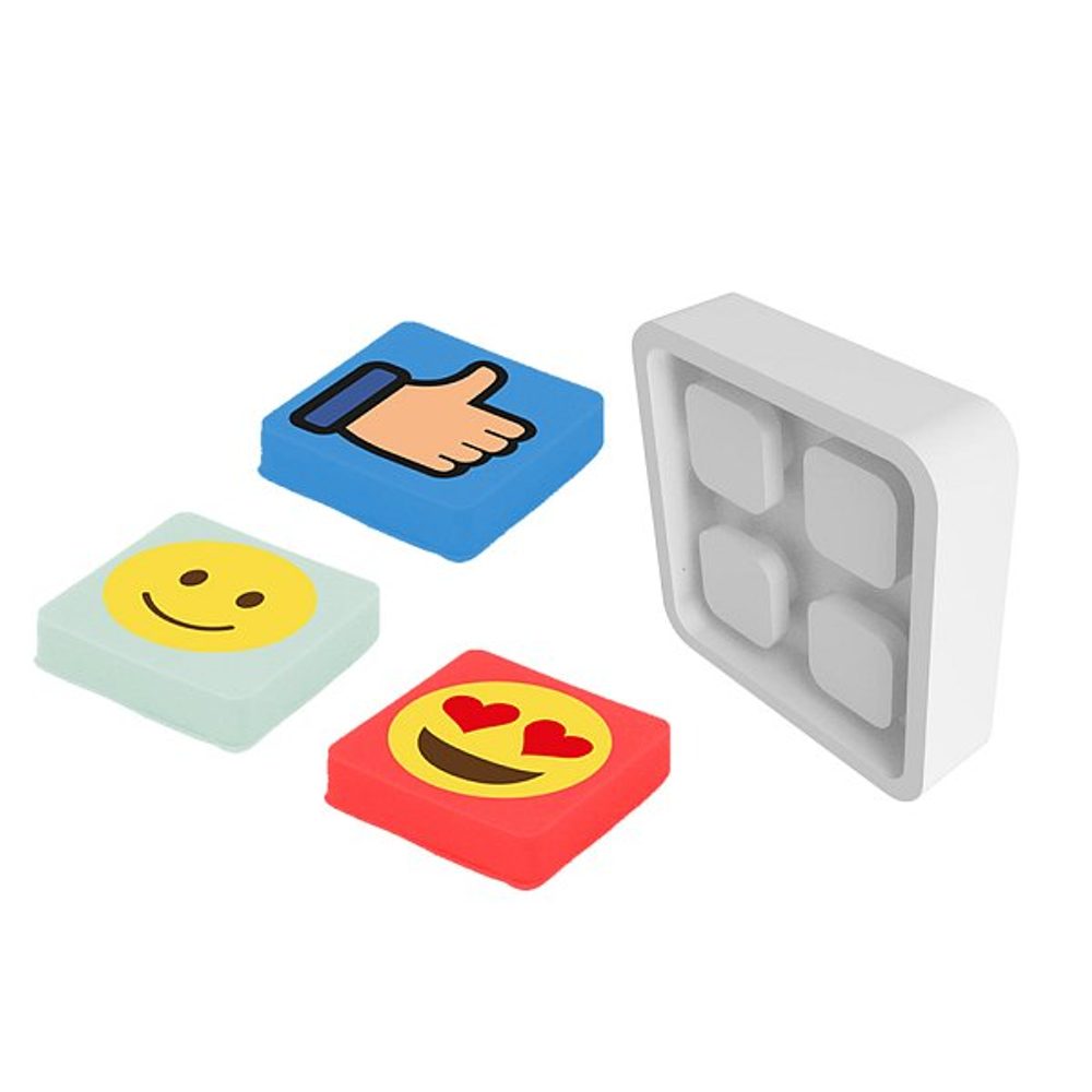 Levně PIXIE CREW odznáček s reflexním prvkem - Emoji