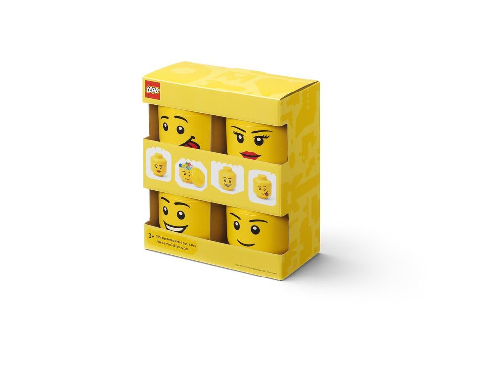 Levně LEGO úložná hlava (mini) Multi-pack 4 ks - NEW