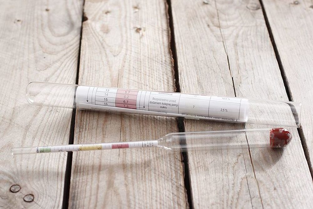 Levně vínoměr-cukroměr, 0-25%,děl.stup..1%, 24cm