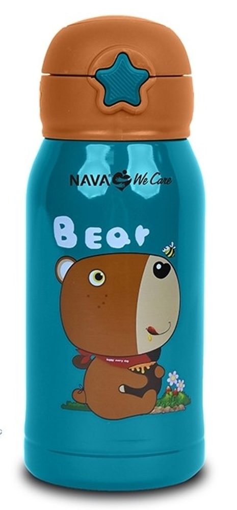 Levně termoláhev 0,50l NR, KAPYBARA, modrá, nápitka
