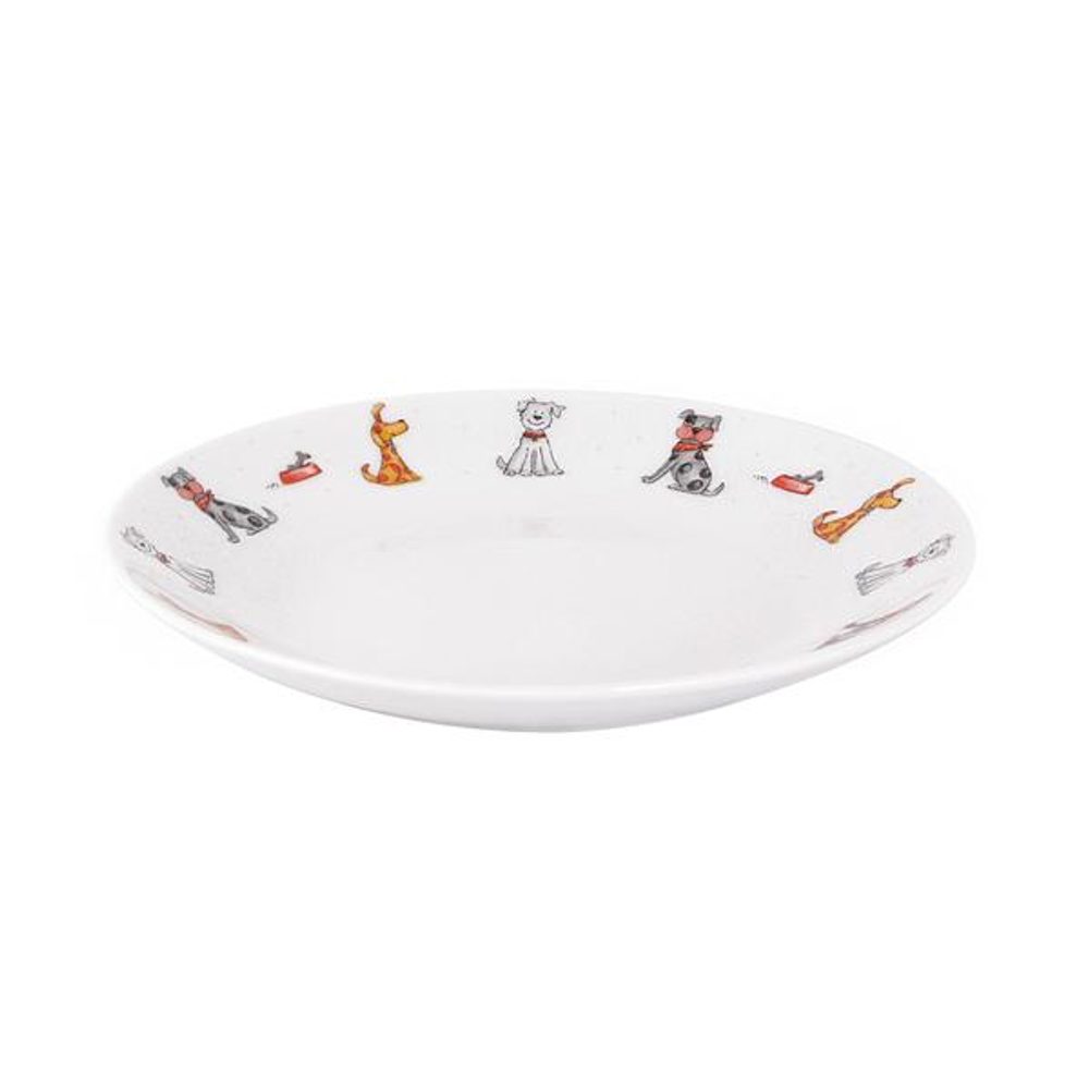 TORO TALÍŘEK "KOČKA" A "PES" 20CM, KERAMIKA, ASSORT