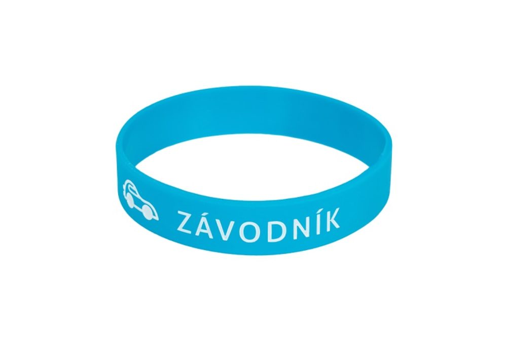Levně Náramek na ZDRAVOU LAHEV Závodník - modrý