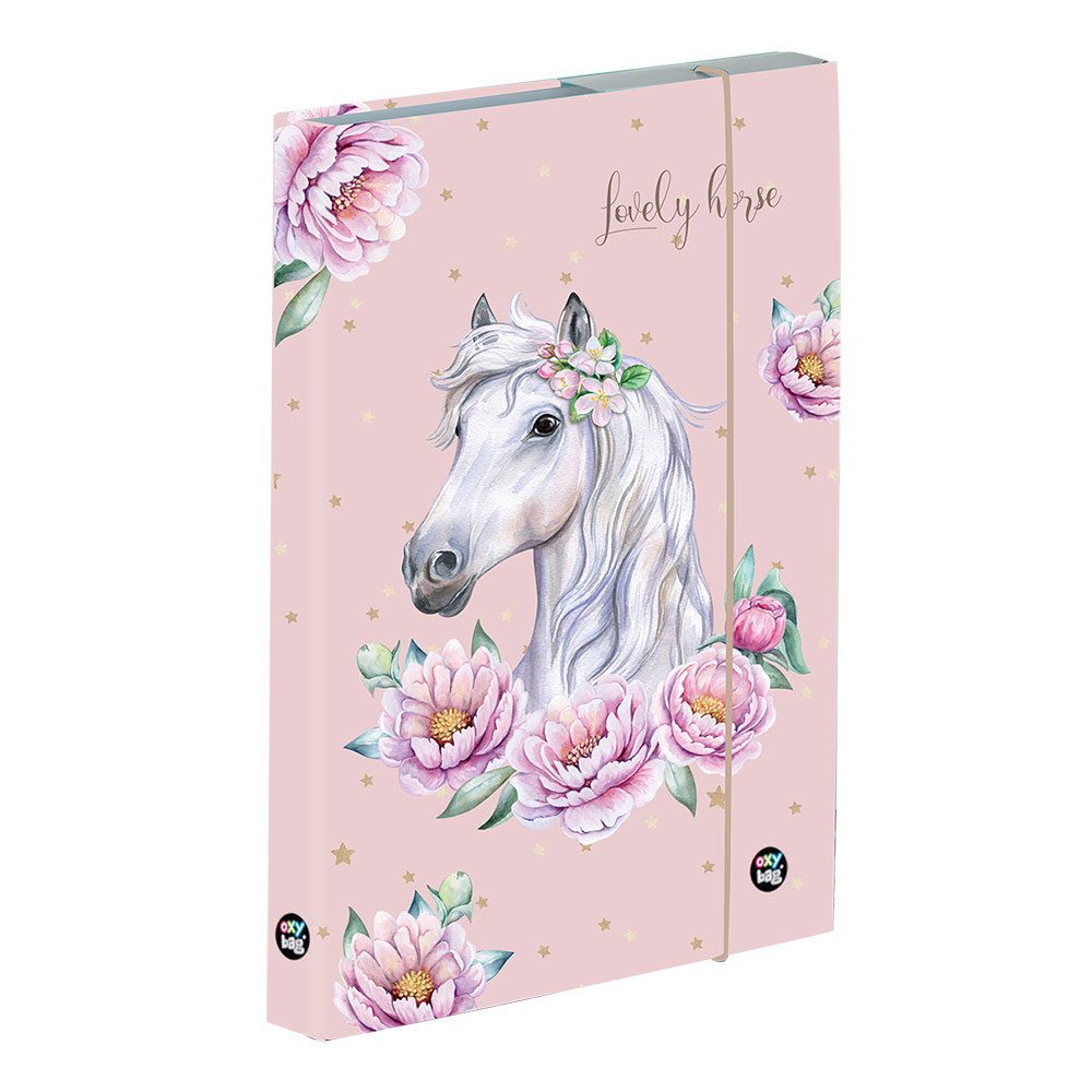 Levně Karton P+P Box na sešity A5 Jumbo kůň romantic KT8-72123