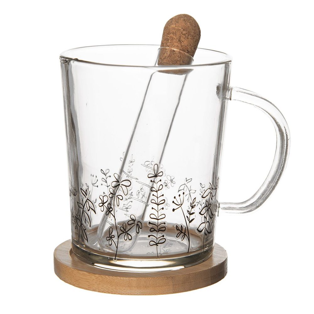 Levně Hrnek s infuzérem LOUKA 0,42 l