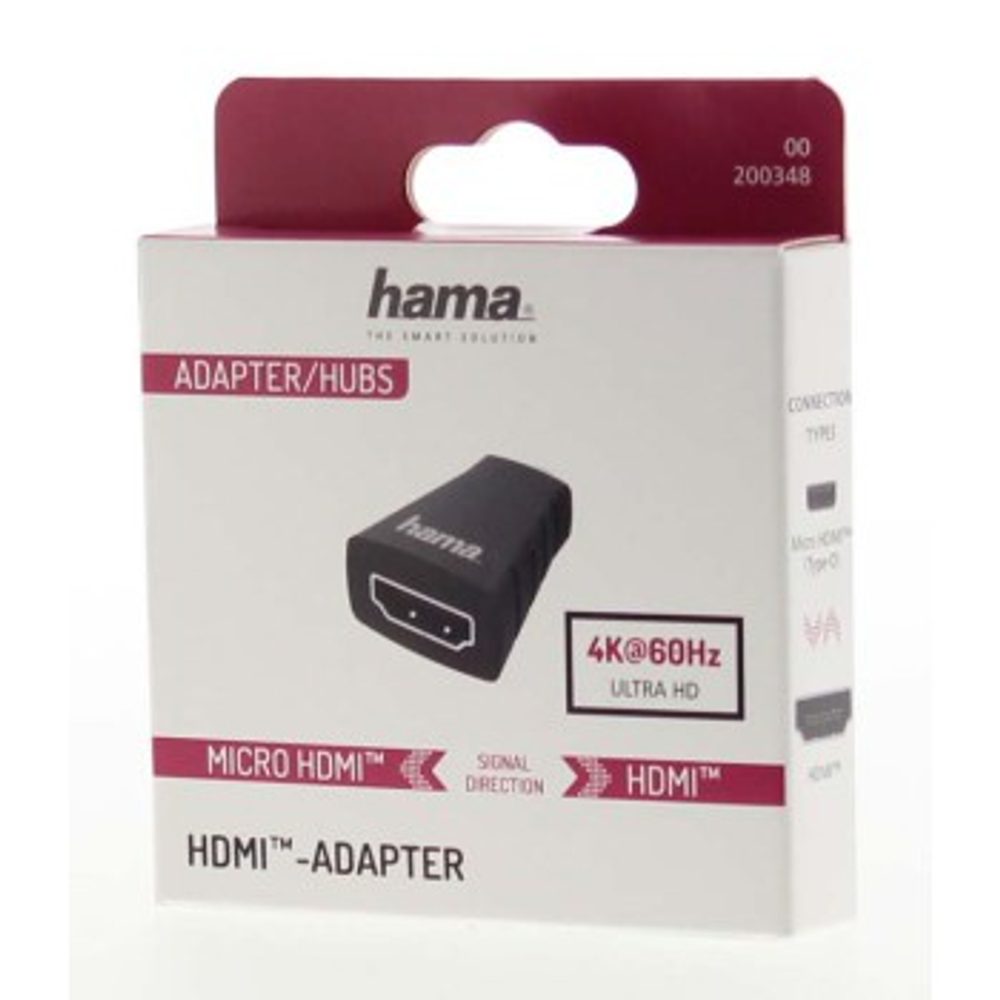 Hama redukce micro HDMI, vidlice typ D (obrázek 2)