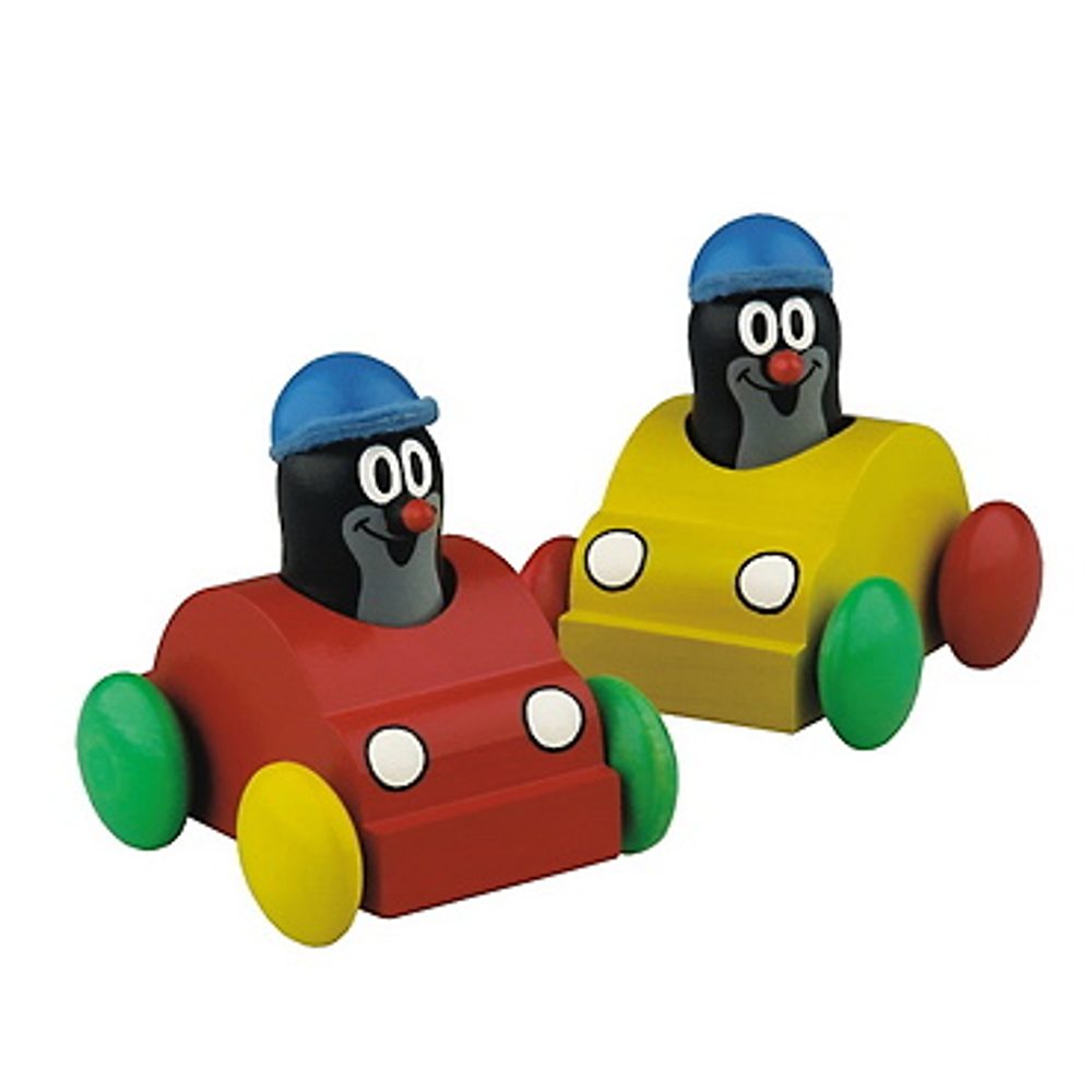 Levně Detoa Pískající Krtek v autíčku (minimální odběr 4 ks)