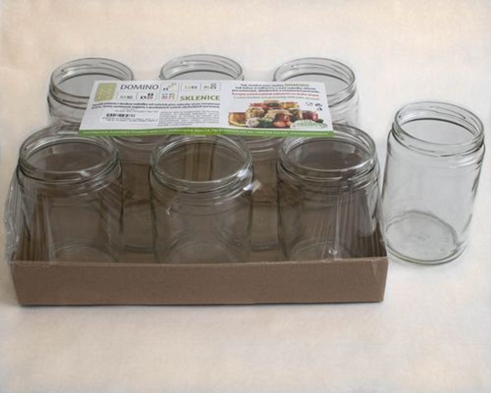 Levně sklen.zavař. 580ml- 8ks-ELEGANT 262g, TO82