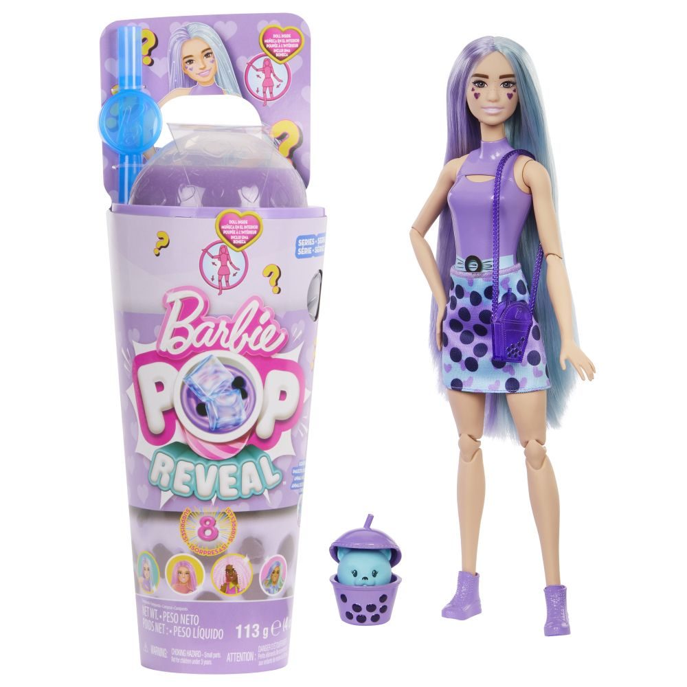 Levně BRB POP REVEAL BARBIE BUBBLE TEA ASST