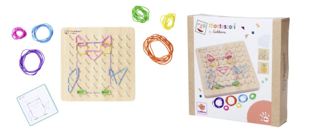 Levně Montessori Geometrická deska
