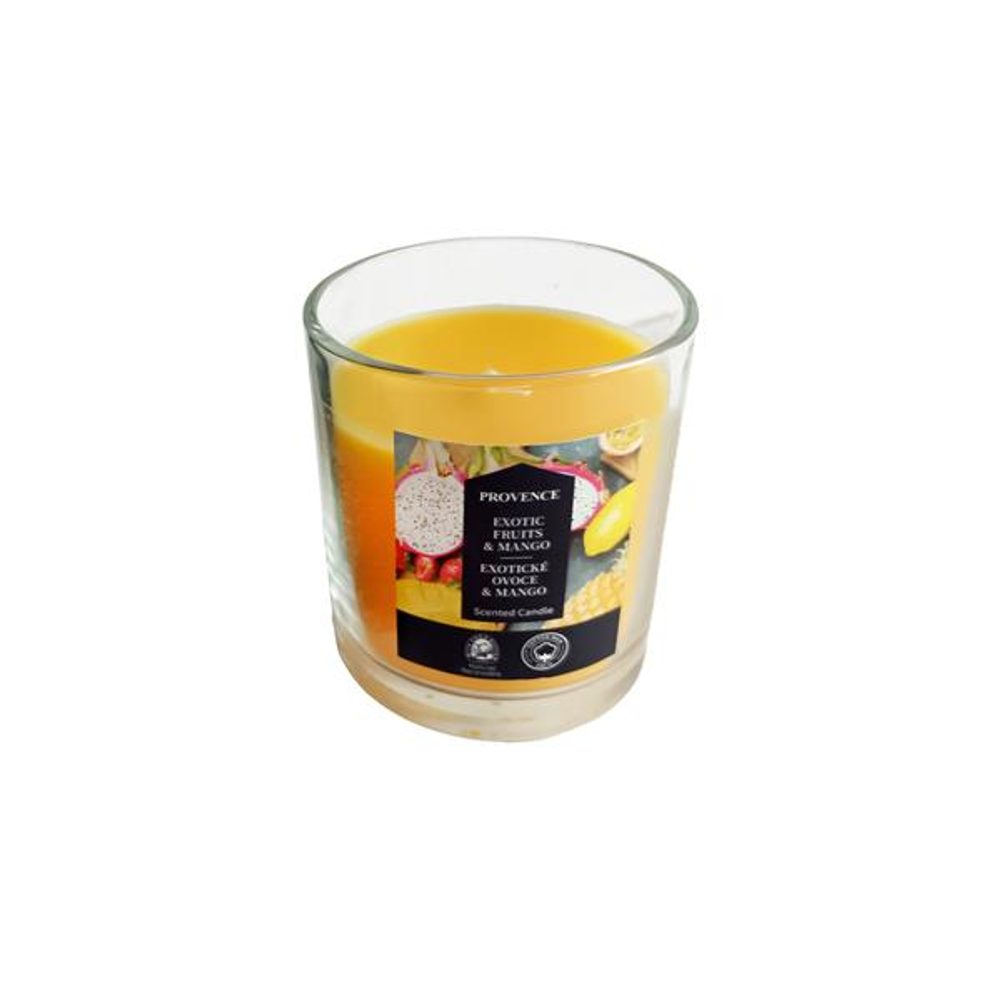 Levně Provence SVÍČKA VE SKLE EXOTICKÉ OVOCE A MANGO 7X8CM