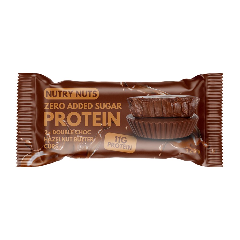TOPNATUR Proteinové košíčky Double čoko s lískooříškovým krémem, 2x21 g