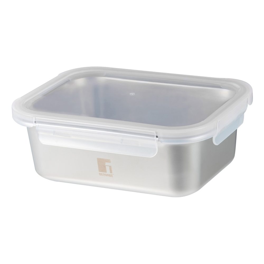 Levně BERGNER Dóza na potraviny nerez LOVERS 1,8 litru BG-36312-GY