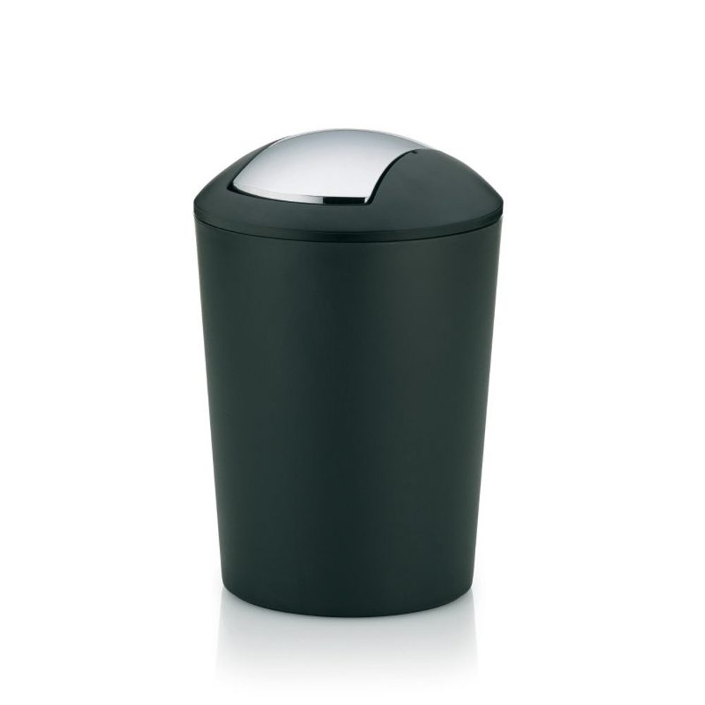 Levně KELA Odpadkový koš MARTA 5l plast, černý KL-22300