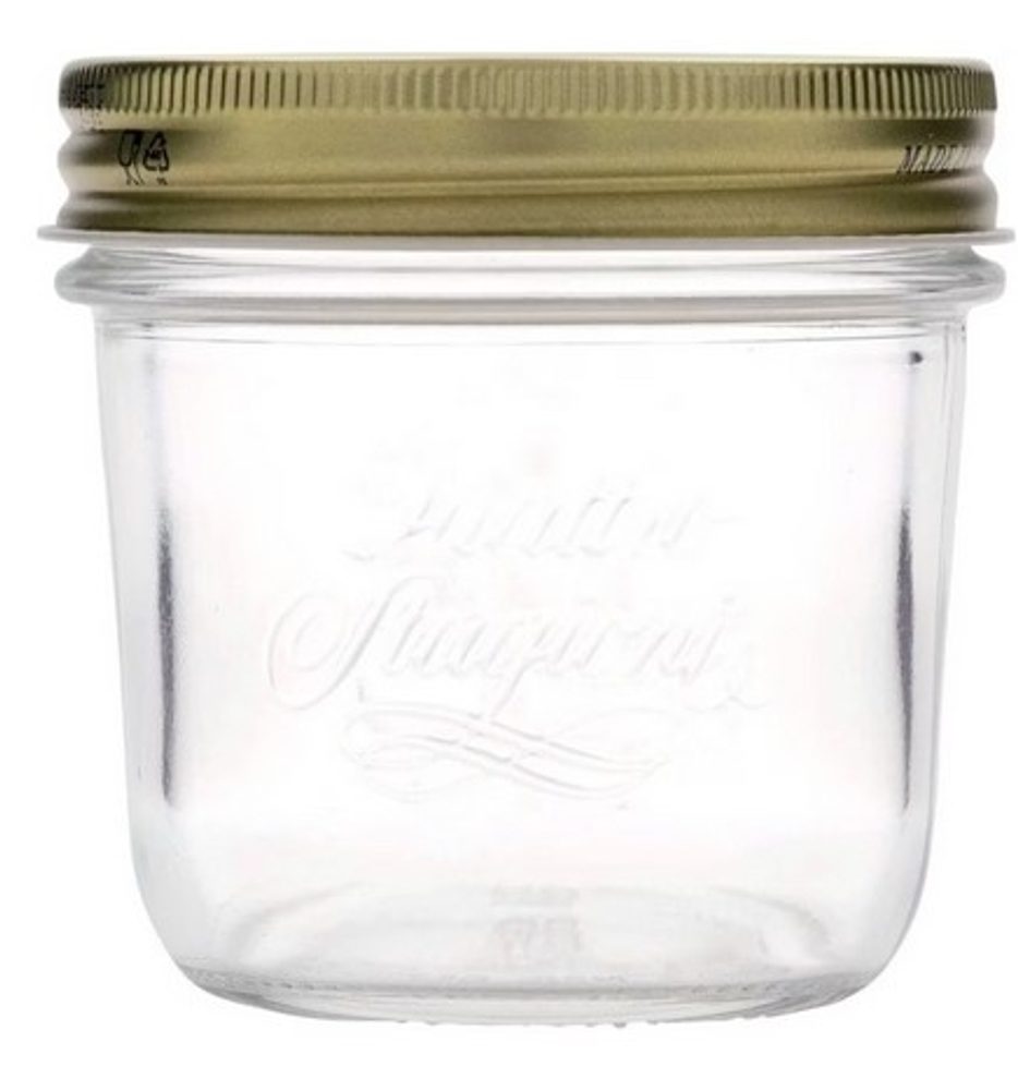 Levně sklen.zavař. 200ml-4ks-QUATTRO ST., víčko kov