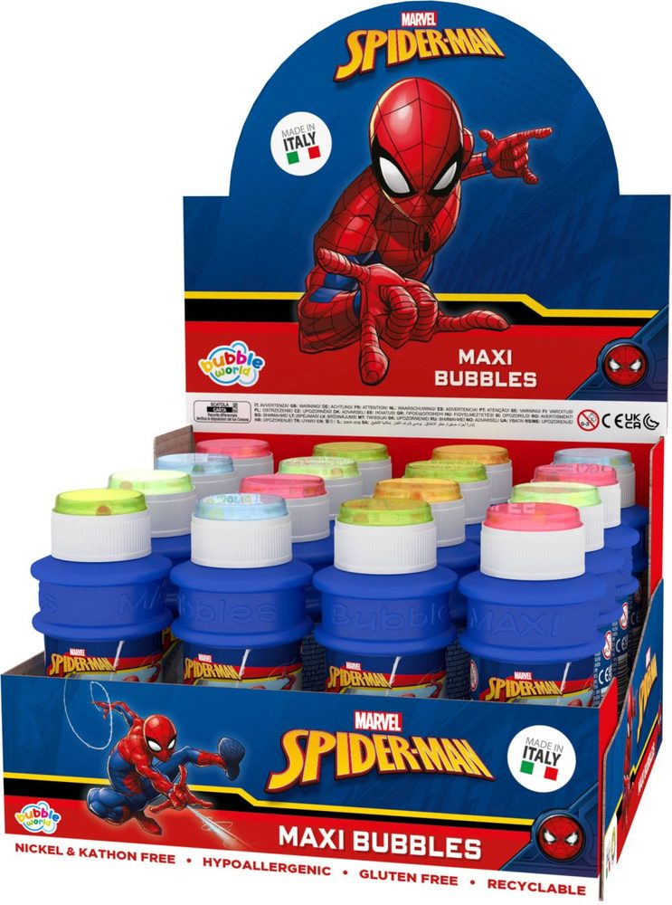 Levně Dulcop bublif Bublifuk Spider-man 175ml (display 16 ks)