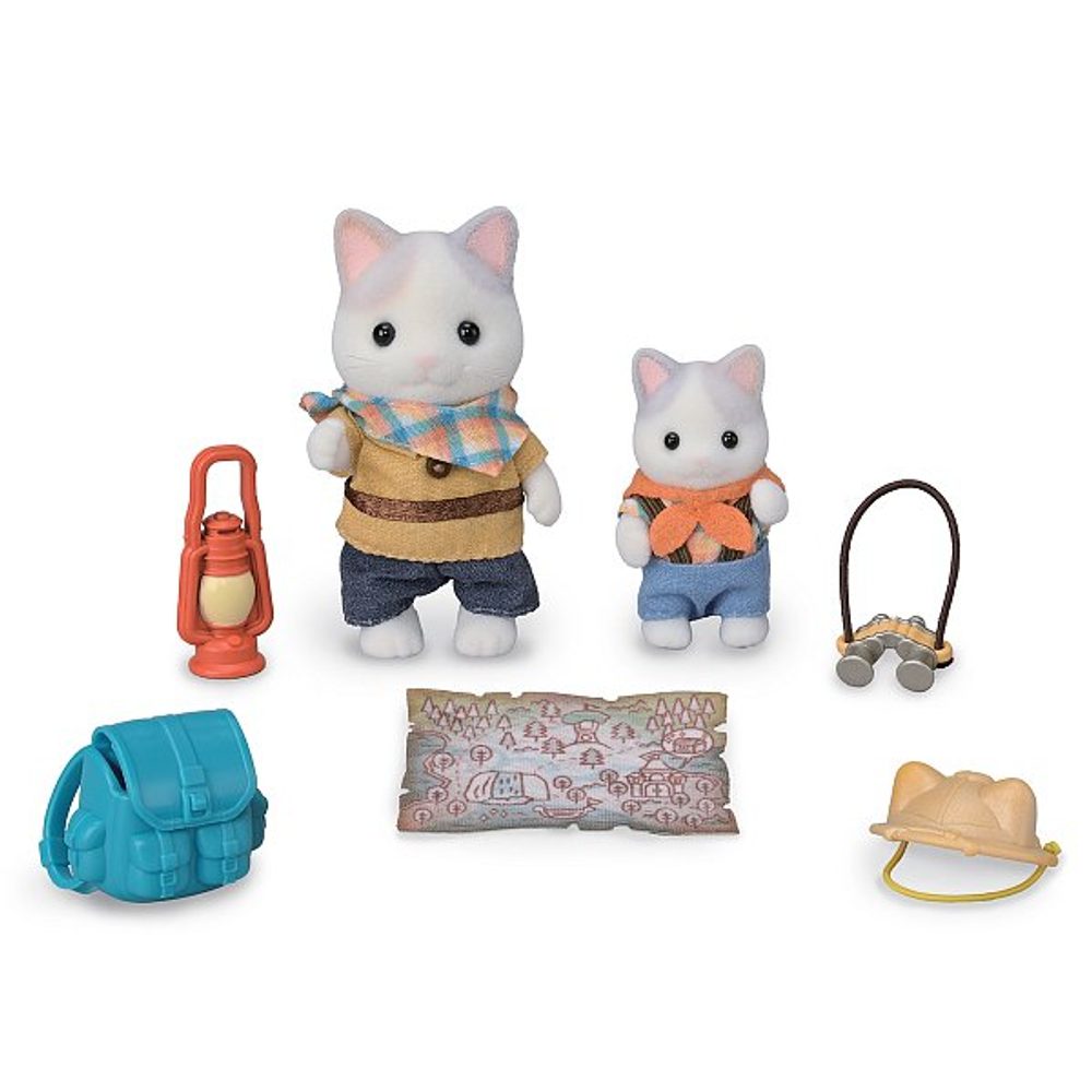 Levně Sylvanian family Průzkumná sada - Latte Cat Bratr a miminko