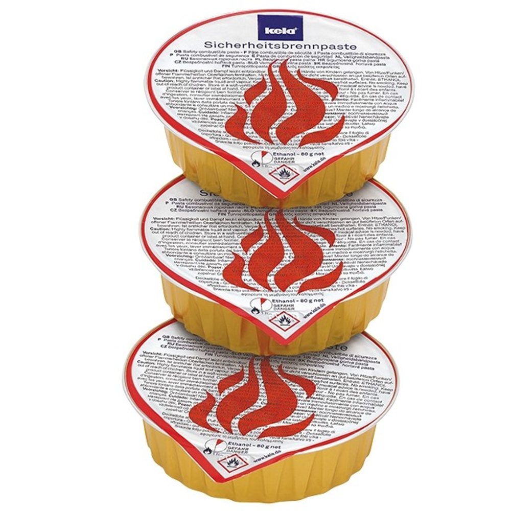 Levně KELA Hořlavá pasta pro fondue 3 ks KL-63018