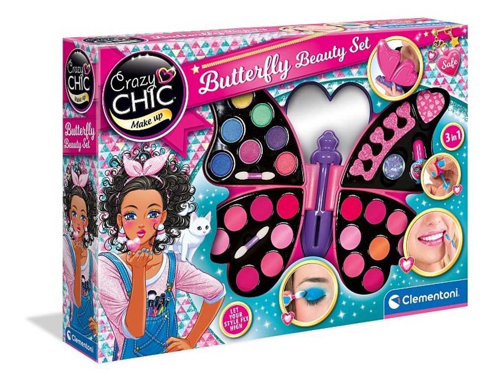 Levně Crazy CHIC - Make-up sada motýl