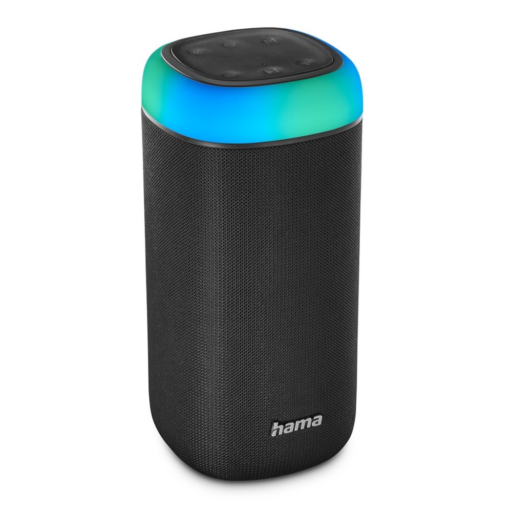 Levně Bluetooth reproduktor Shine 2.0, LED podsvícení, IPx4, černý